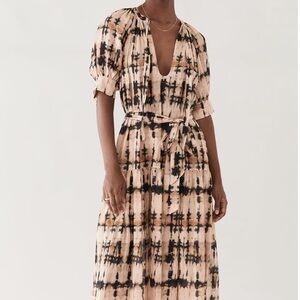 Ulla Johnson Selena coverup dress size XS in Desert Palm Tie Dye